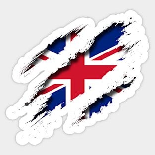 Great Britain Shredding Sticker